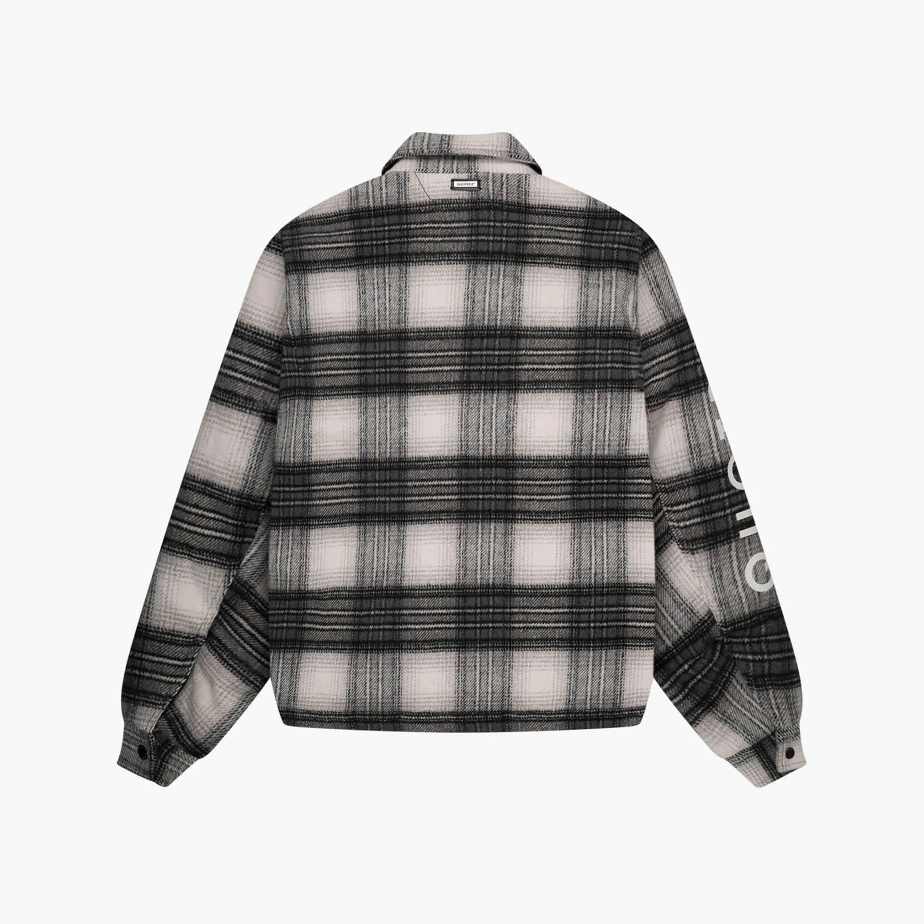 WYATT QUILTED JACKET | WHITE/BLACK