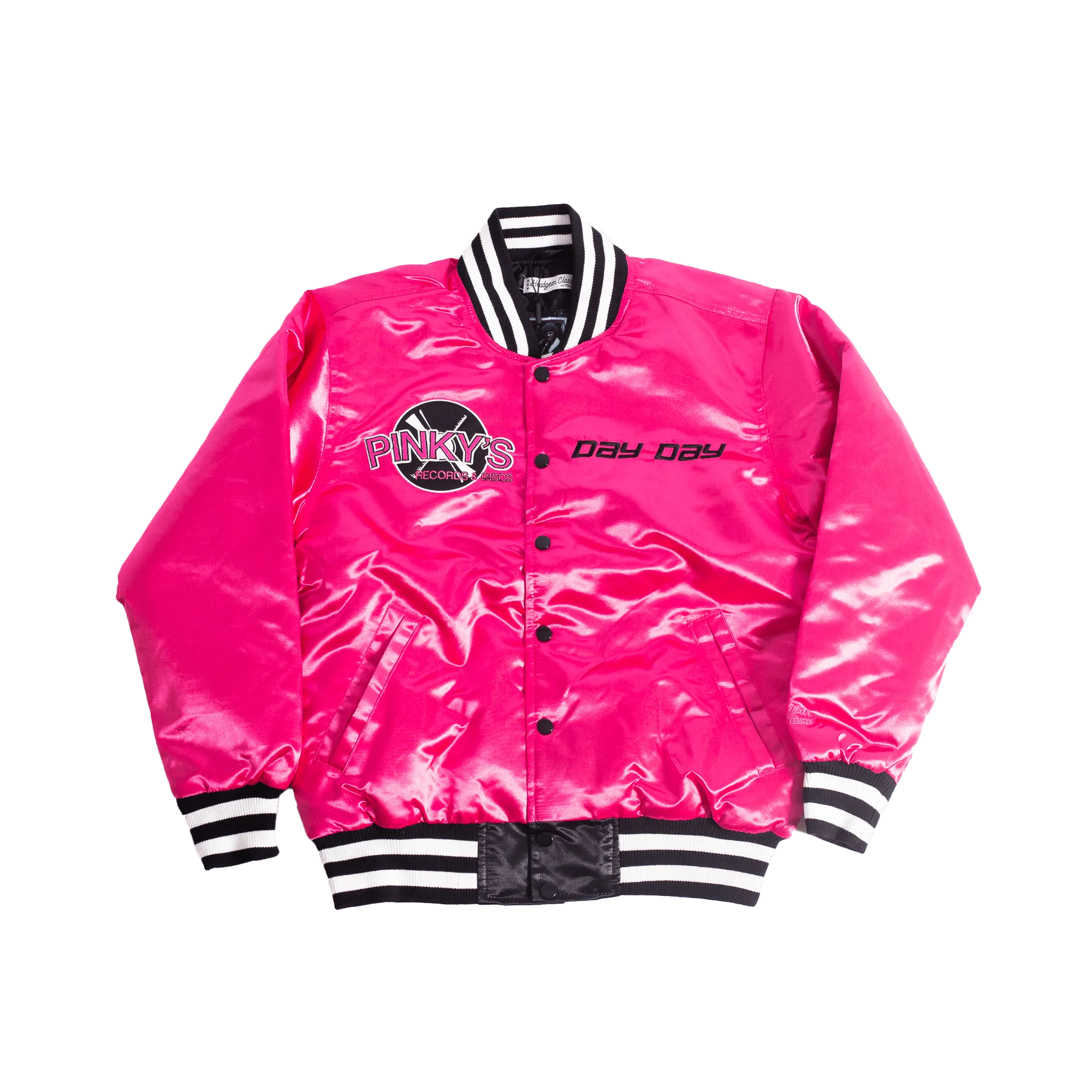 YOUTH PINKYS RECORDS SATIN JACKET (PINK)
