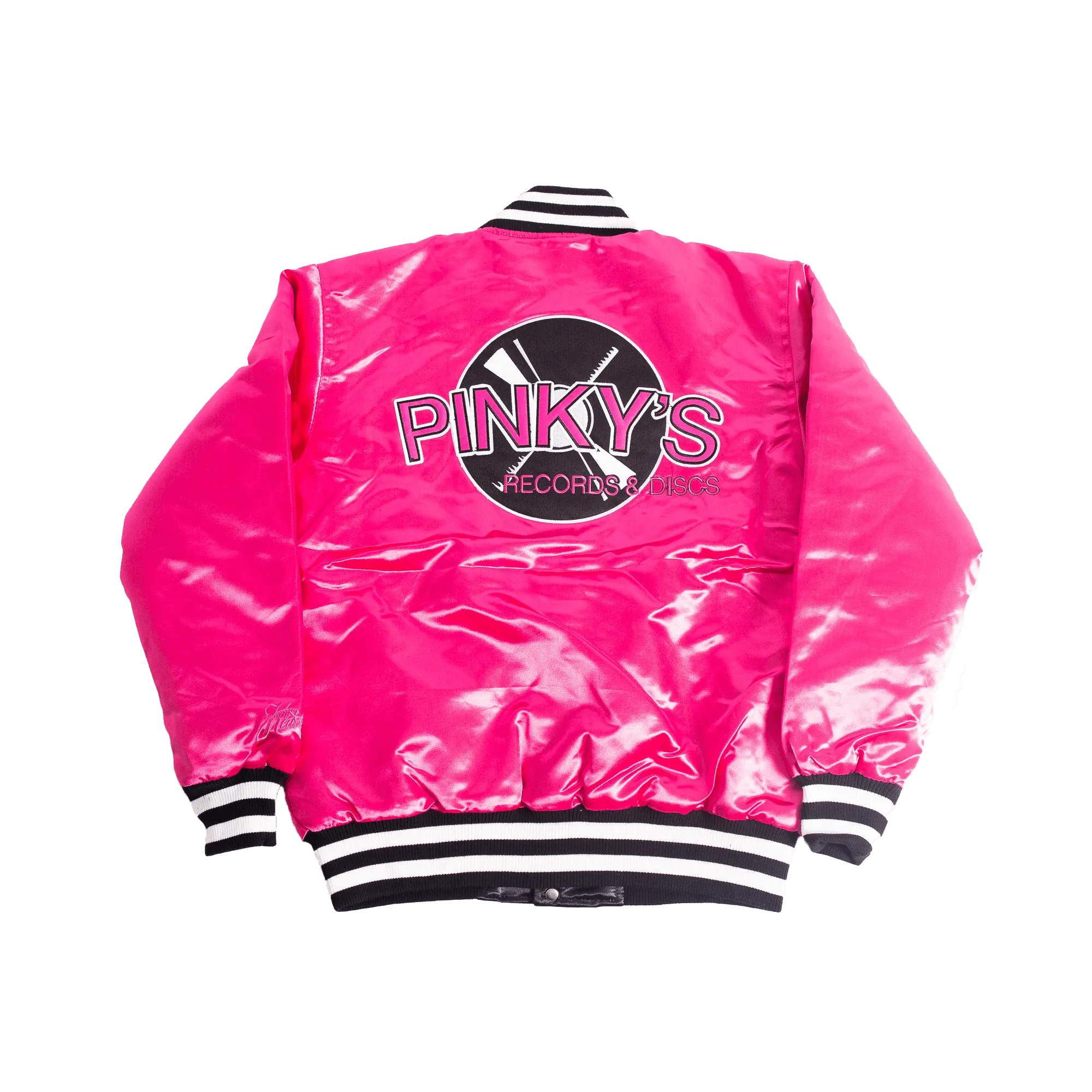 YOUTH PINKYS RECORDS SATIN JACKET (PINK)