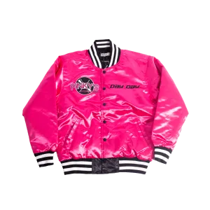 YOUTH PINKYS RECORDS SATIN JACKET (PINK)
