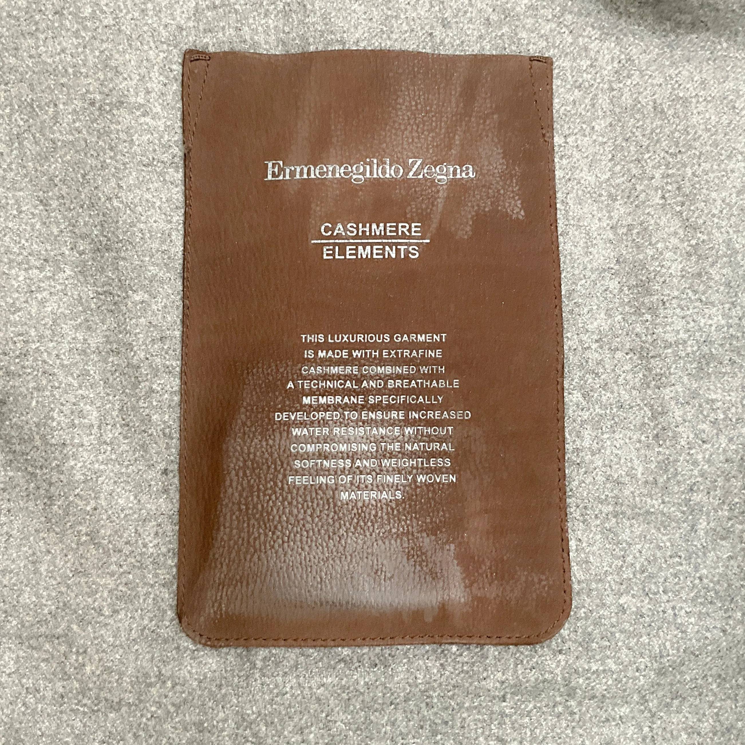 Zegna Men's Black Cashmere Coat